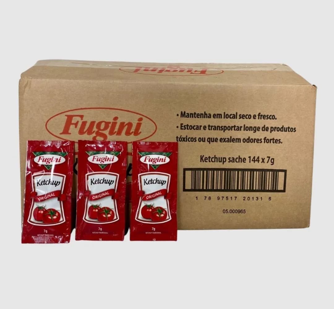 KETCHUP FUGINI SACHÊ 7GX144 