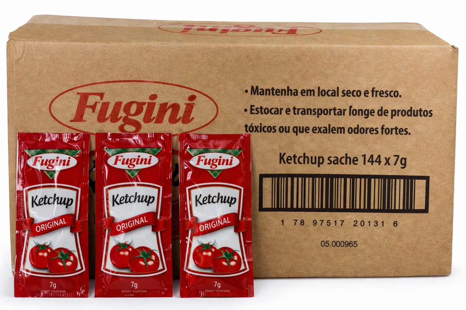 KETCHUP FUGINI SACHÊ - 7g x 144 Un