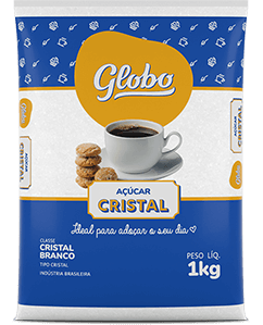 AÇÚCAR CRISTAL GLOBO 1KG 