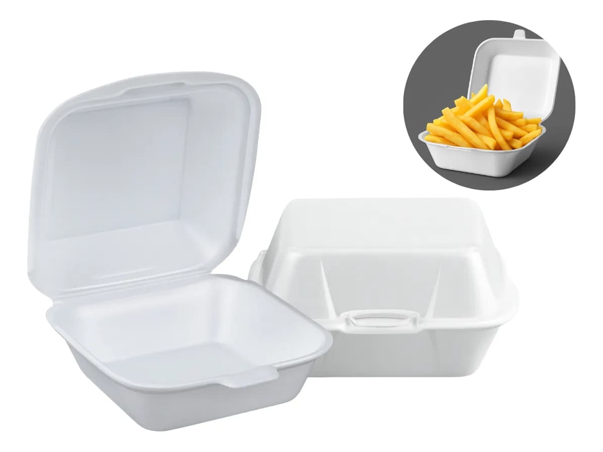 HAMBURGUERIA DE ISOPOR BH-01 COM 100 UNIDADES 