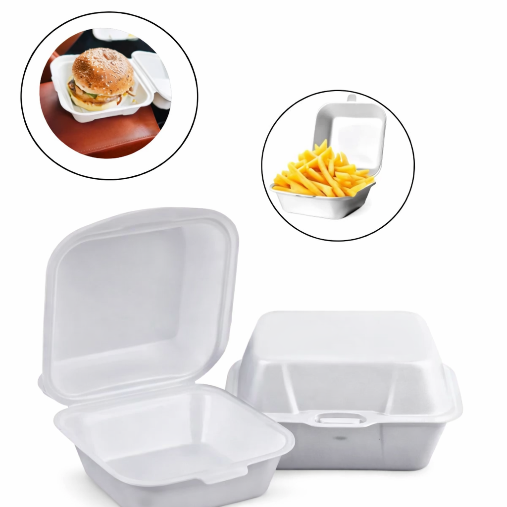 HAMBURGUERIA DE ISOPOR BH-02 COM 100 UNIDADES