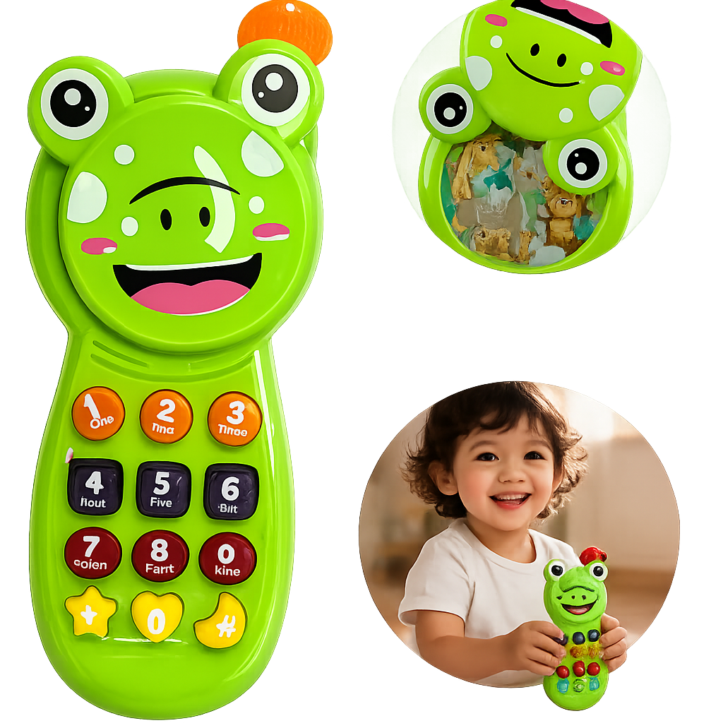 TELEFONE MUSICAL SAPINHO COM LUZES E SONS