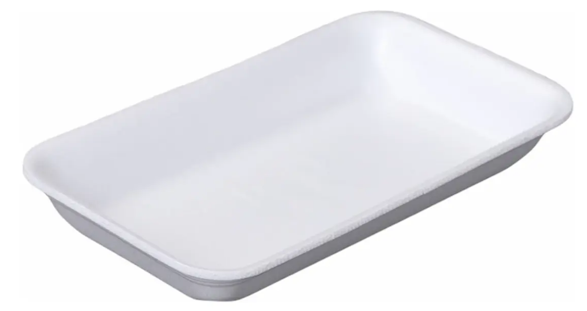 Bandeja Rasa de Isopor HB-02 para Frios, Carnes, Frutas 