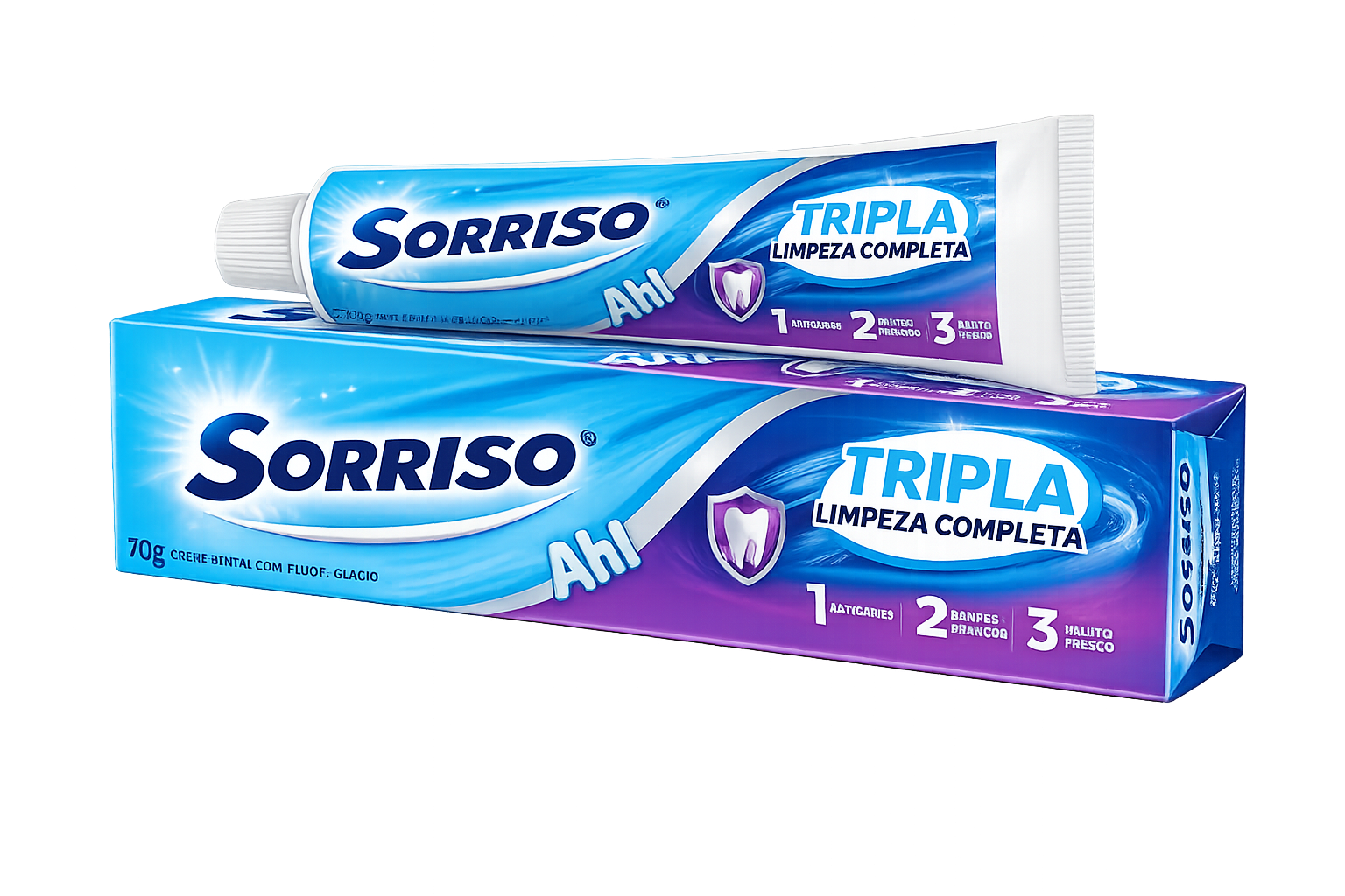 CREME DENTAL 70G SORRISO TRIPLA LIMPEZA